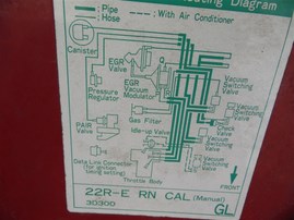 1994 Toyota Truck Red Standard Cab 2.4L MT 2WD #Z22875